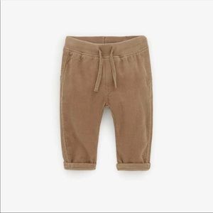 NEW Zara Baby Boys Lined Corduroy Pants